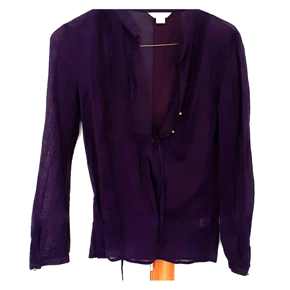 Janesville Purple Blouse